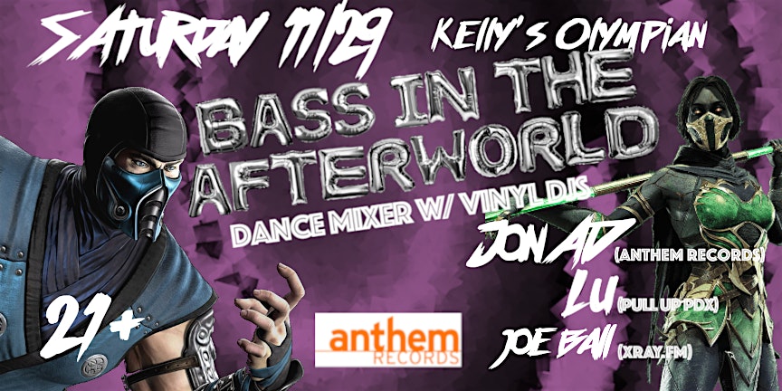 BASS IN THE AFTERWORLD : JON AD, LU, and JOE BALL