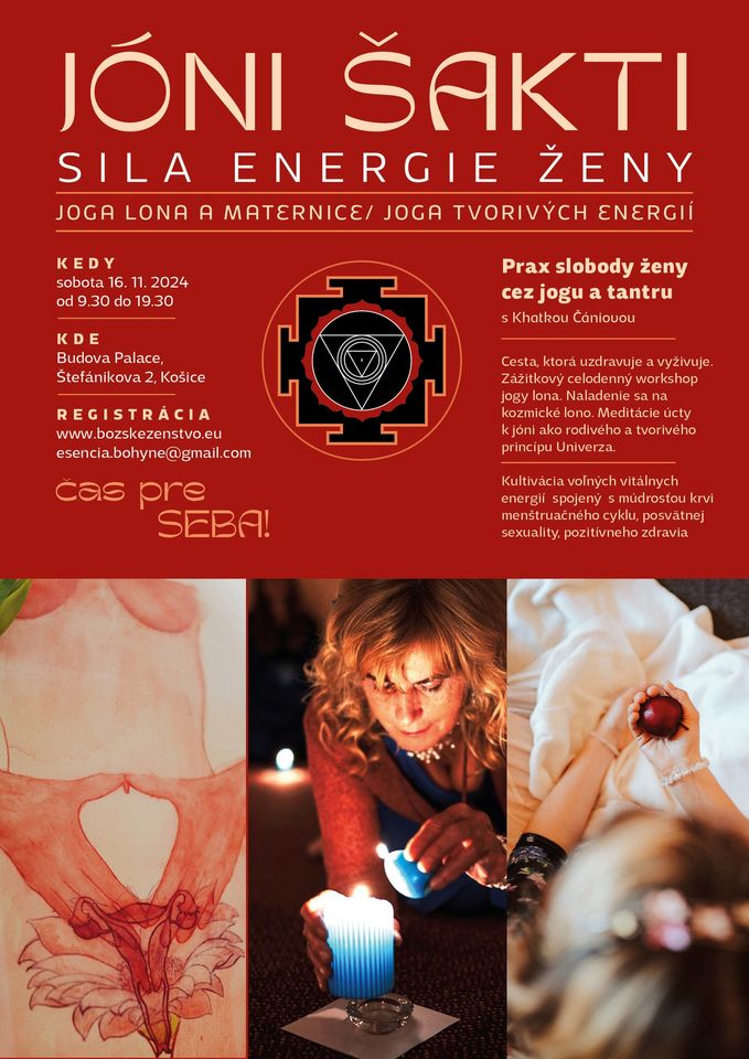 JÓNI ŠAKTI - Sila energie ženy - zážitkový workshop v Košiciach
