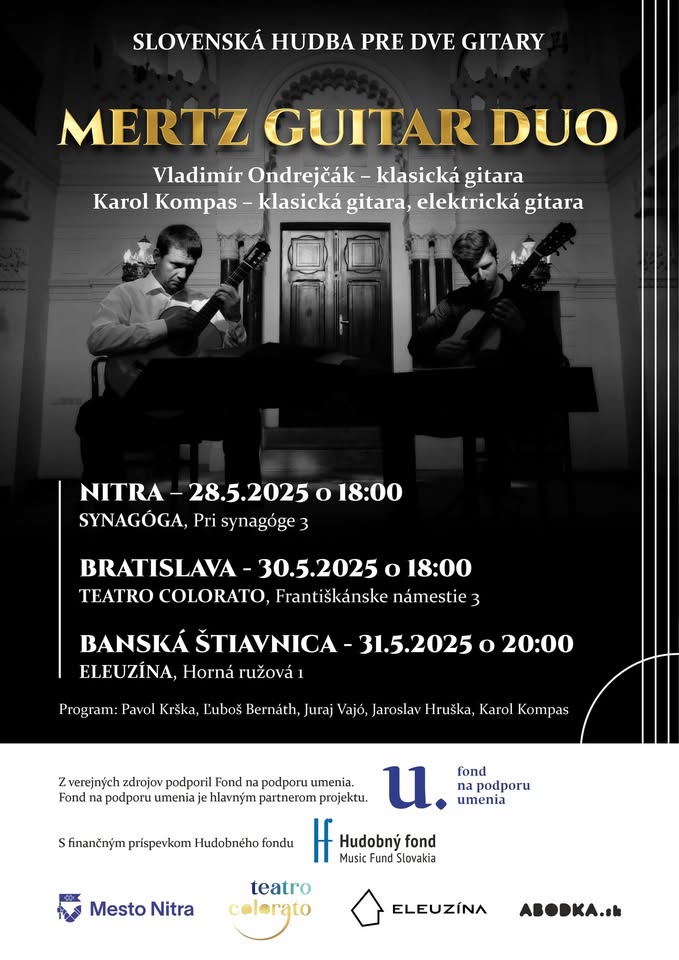 Slovenská hudba pre dve gitary - BRATISLAVA