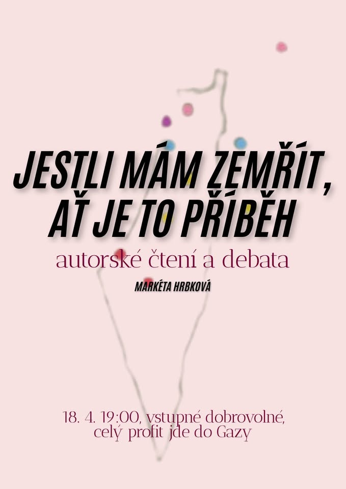 Jestli mám zemřít, ať je to příběh - autorské čtení
