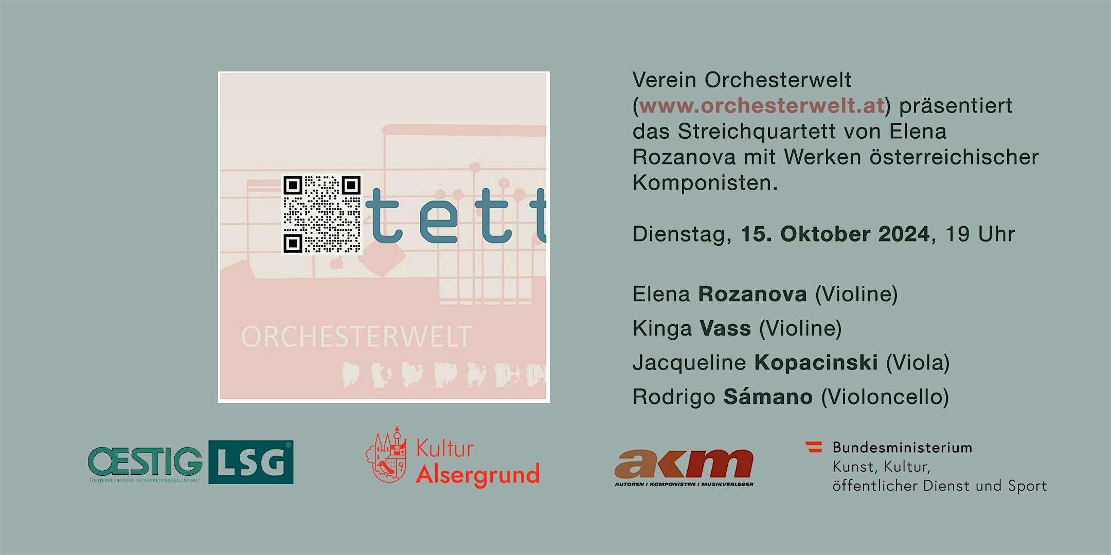Streichquartett Konzert mit Musik zeitgenössischer Komponisten