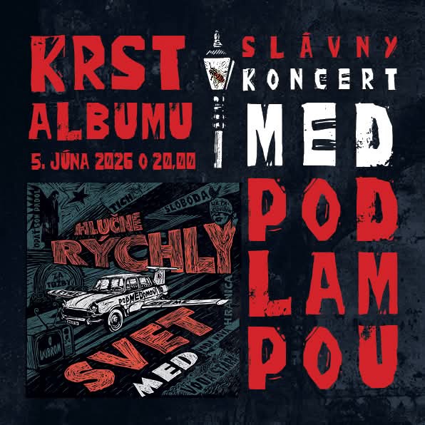 Med - slávny koncert a krst albumu v Klube pod Lampou