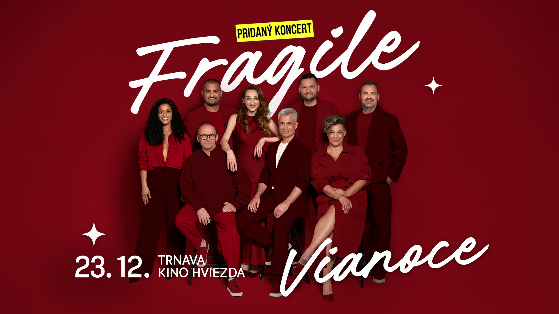 Fragile SK pridaný Vianočný koncert - Trnava - Kino Hviezda