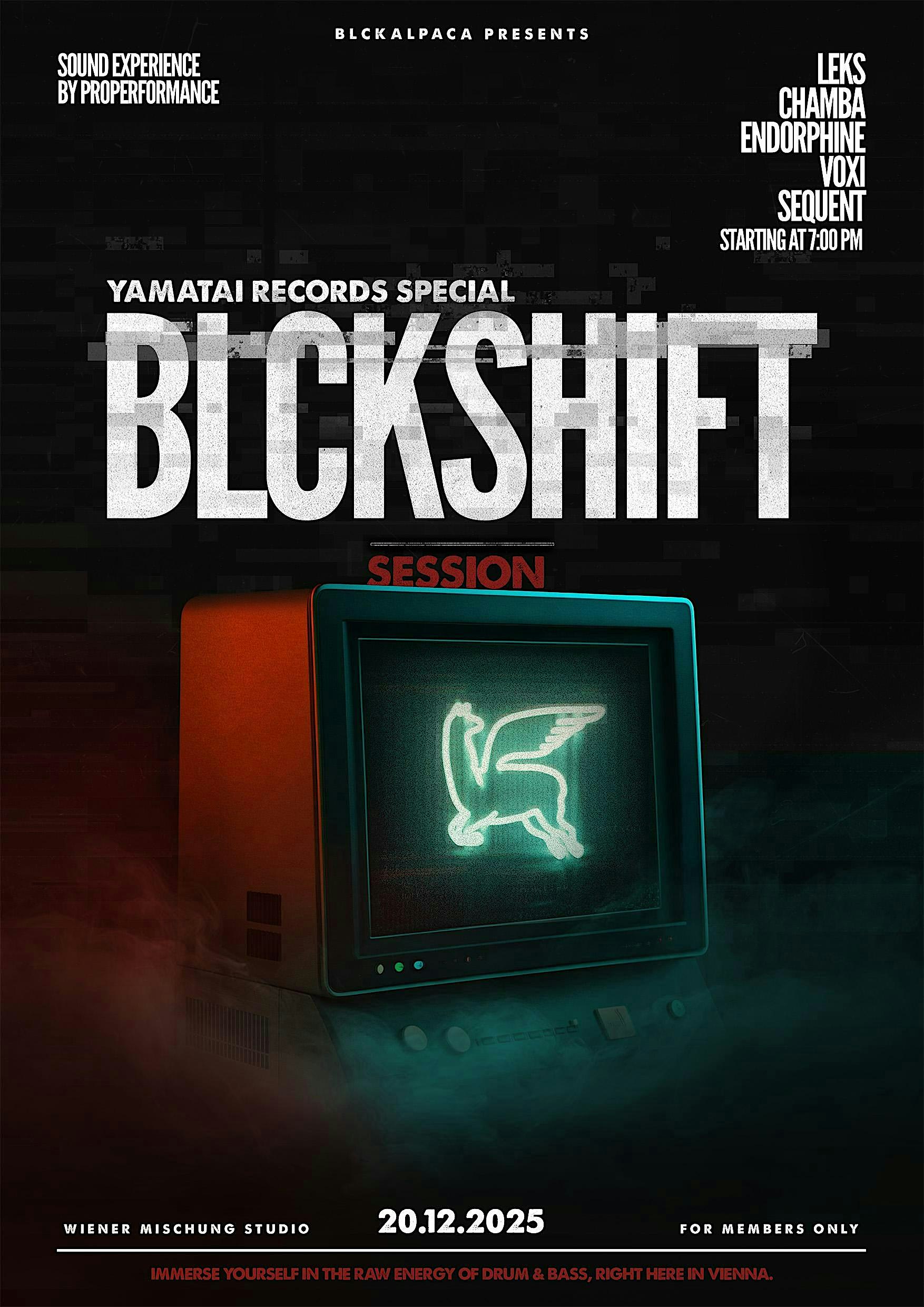 BLCKSHIFT SESSION w/ Chamba, Endorphine, Leks, Sequent & Voxi