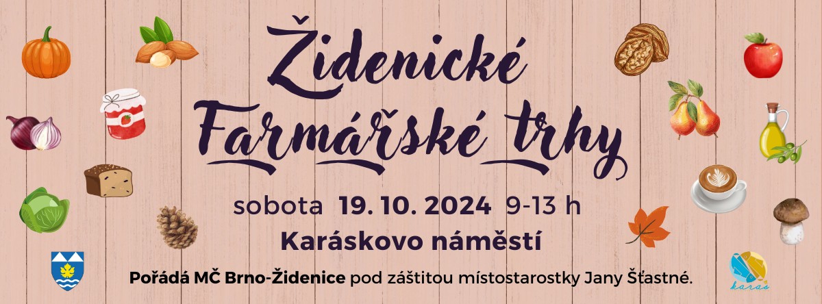 Farmářský trh Brno-Židenice - Karáskovo náměstí