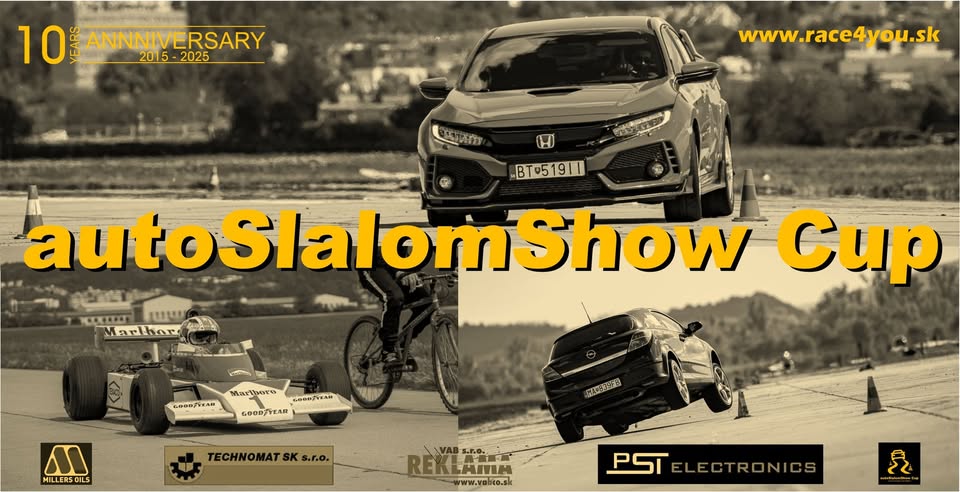 II.+III. autoSLALOMSHOW Cup 2025 - airport Trenčín