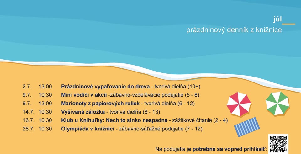 Prázdninový denník z knižnice / júl