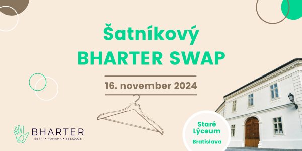 Šatníkový BHARTER SWAP kvalitného oblečenia