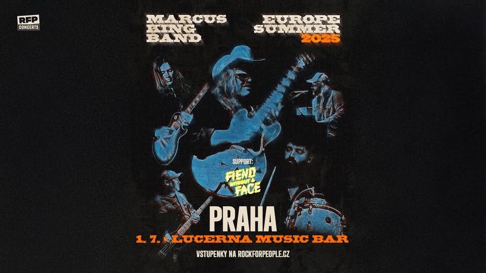 Marcus King (US) + Support: Fiend Without A Face - Prague