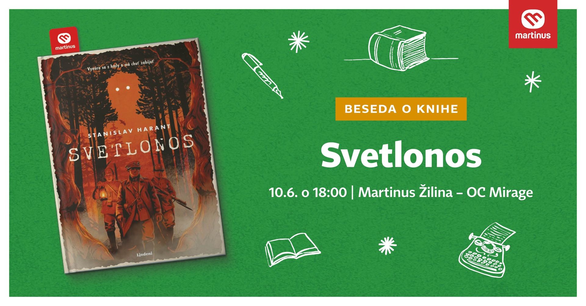 Beseda ku knihe Svetlonos