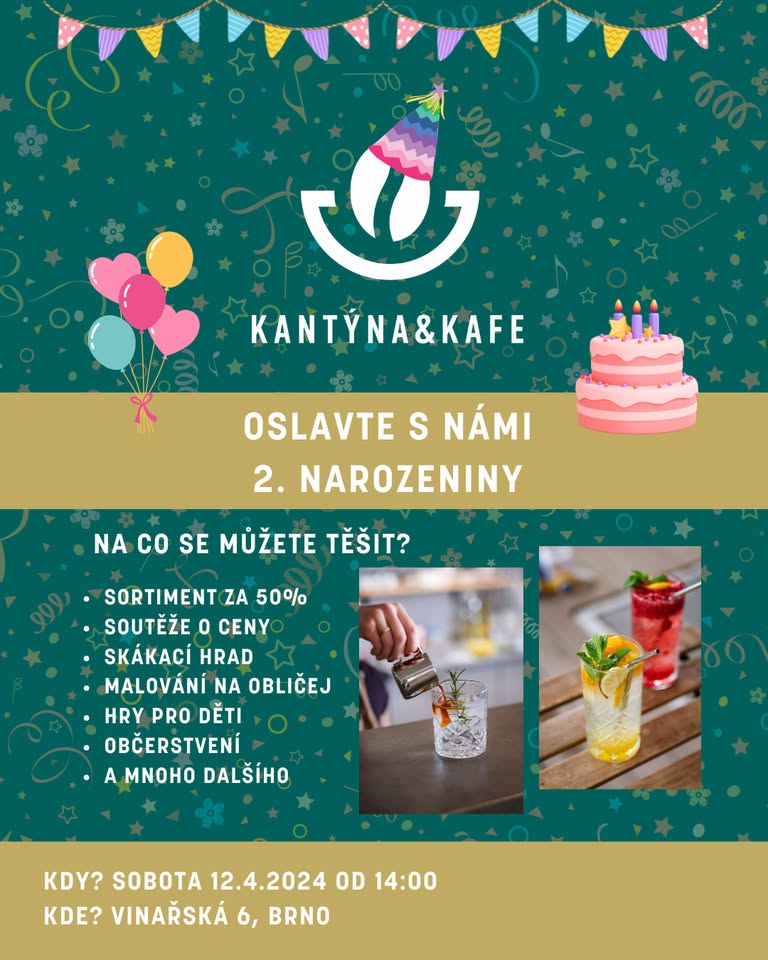 Výročí KANTÝNA&KAFE