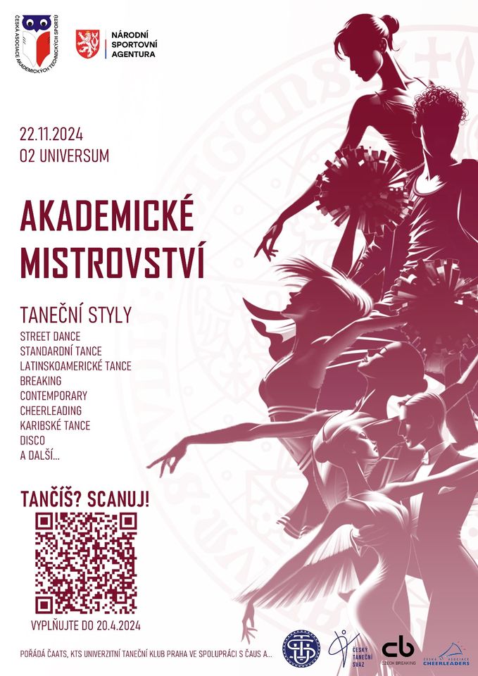 Akademické mistrovství ČR v tanečním sportu 2024