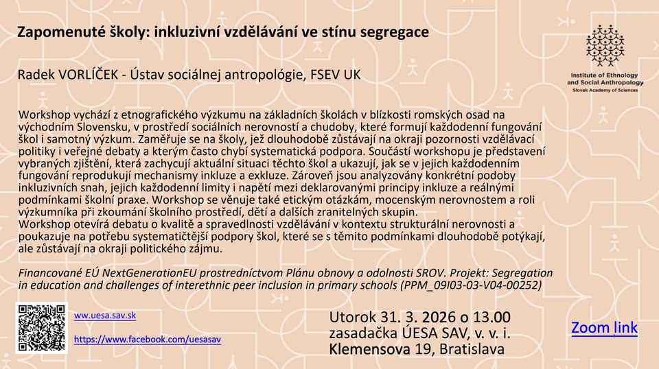 Zapomenuté školy - inkluzivní vzdělávání ve stínu segregace