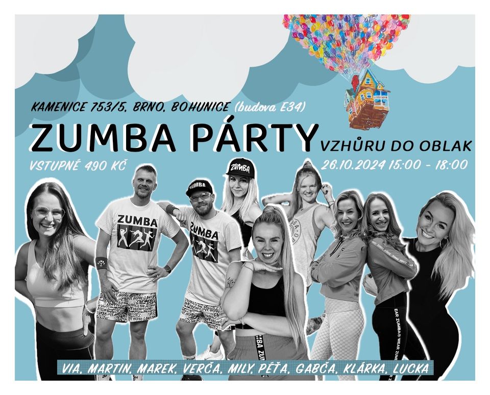 ZUMBA párty (vzhůru do oblak)