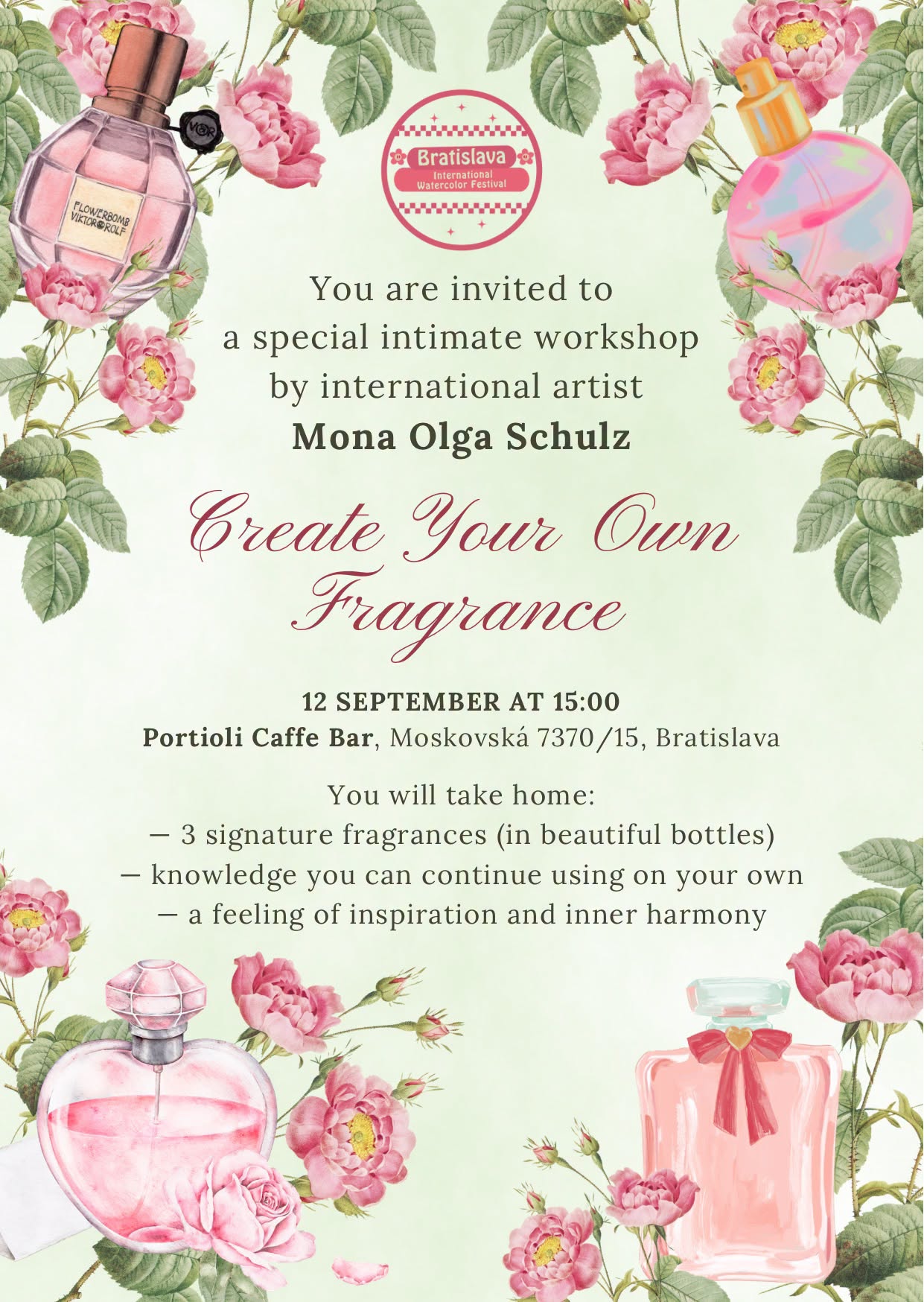 Fragrance workshop with Mona Olga Schulz