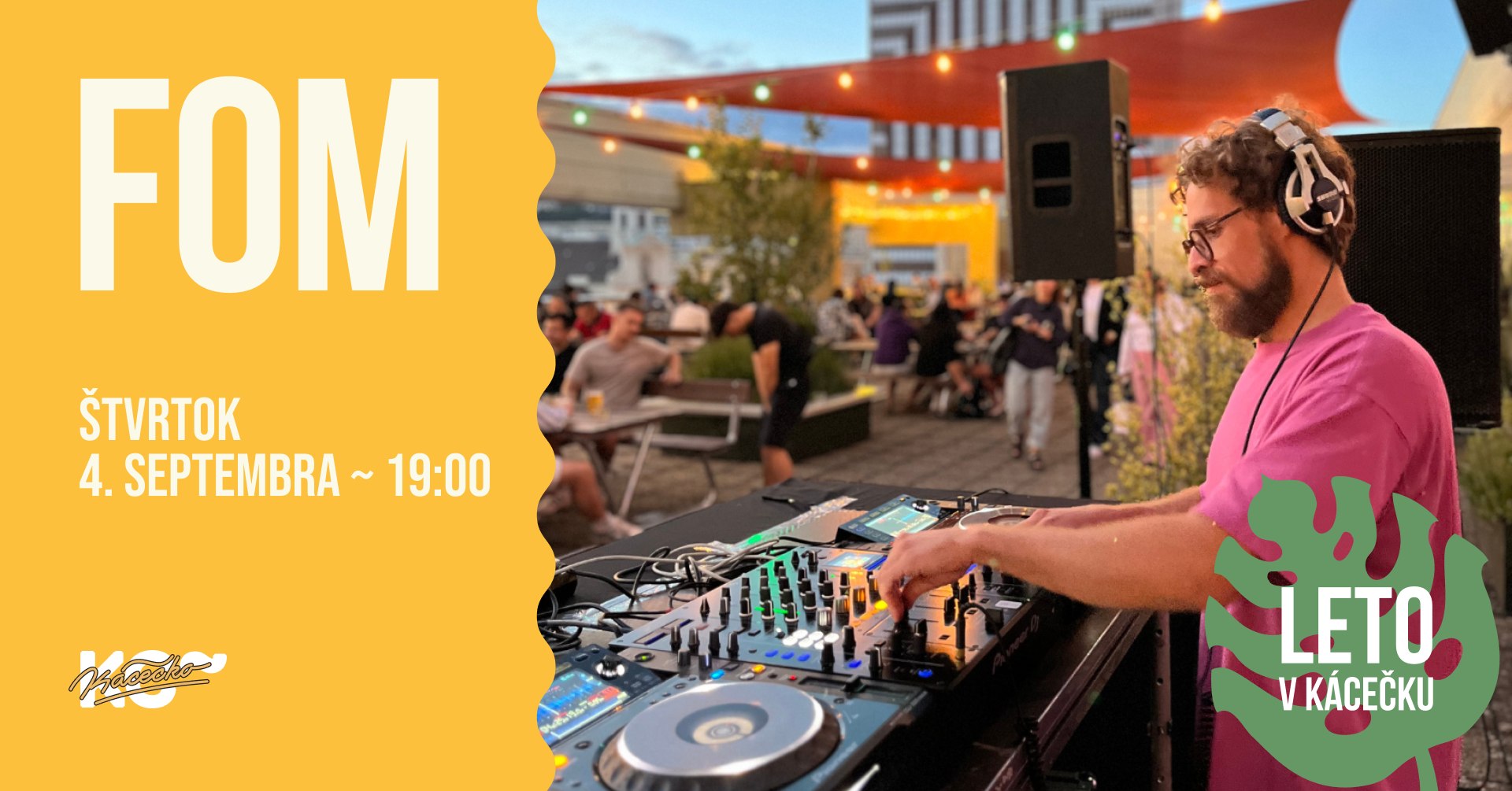 FOM & Trashboy Sony - DJ set a live koncert | 4.9. | 19:00