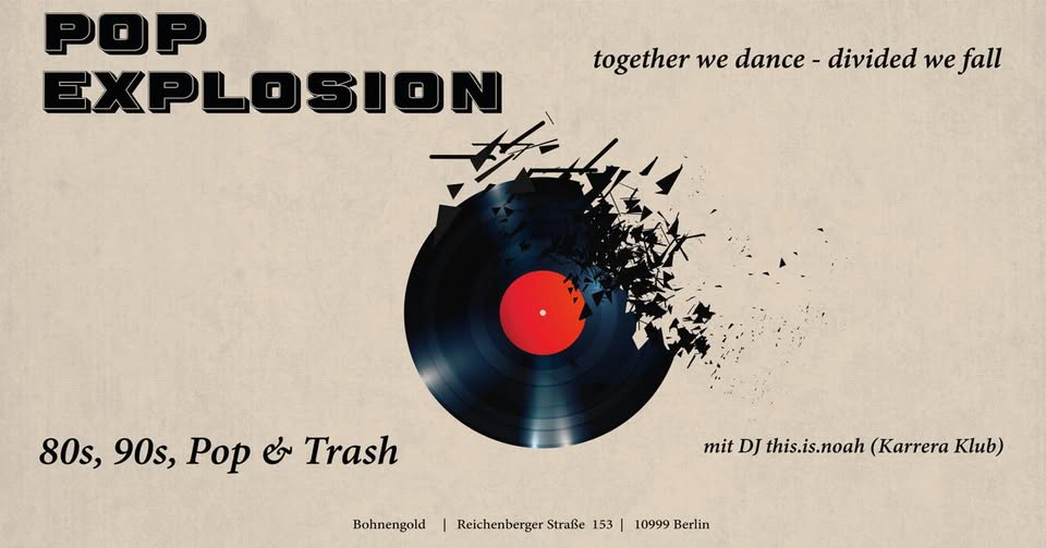 Pop Explosion - 80's, 90's, Pop & Trash