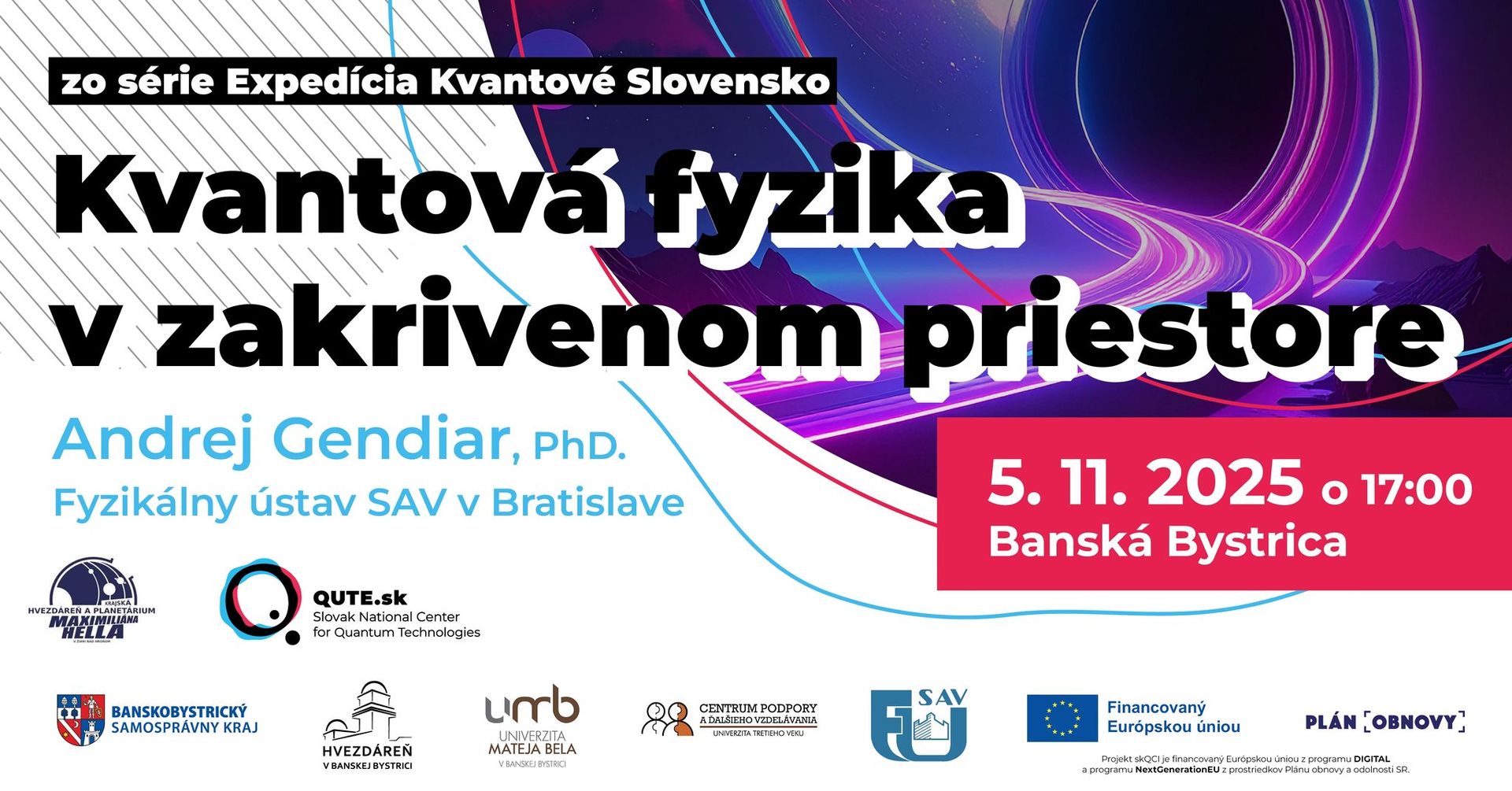 Kvantová fyzika v zakrivenom priestore