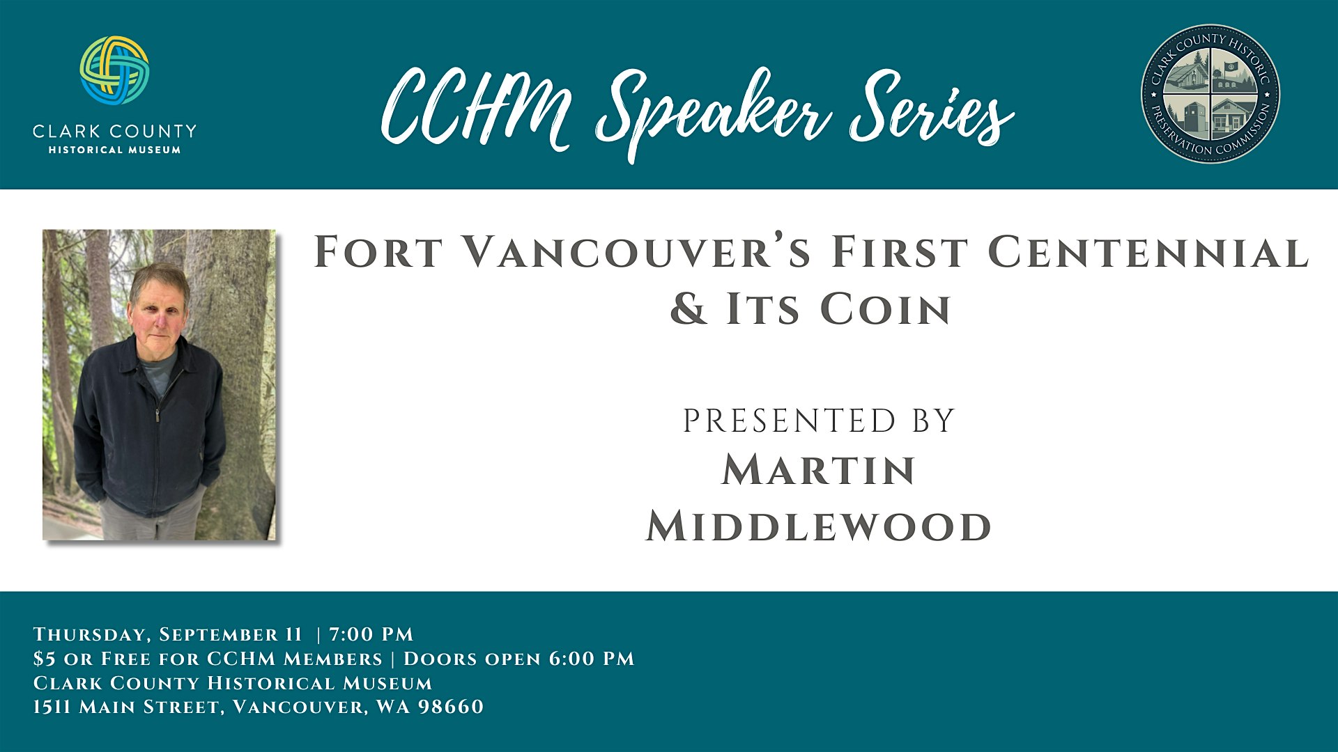 Fort Vancouver’s First Centennial & Its Coin with Martin Middlewood
