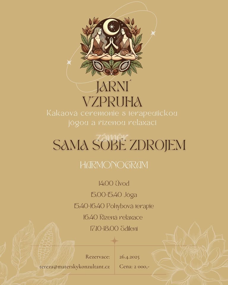 Jarní VZPRUHA| kakaová ceremonie s terapeutickou jógou
