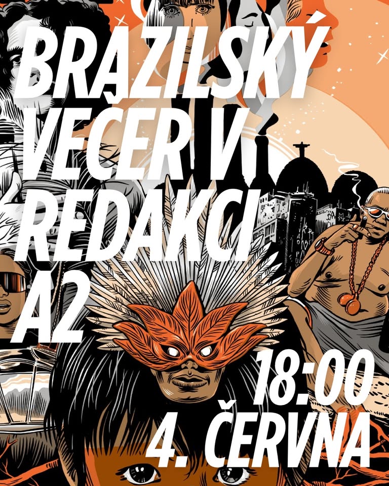 Brazilský večer v redakci A2