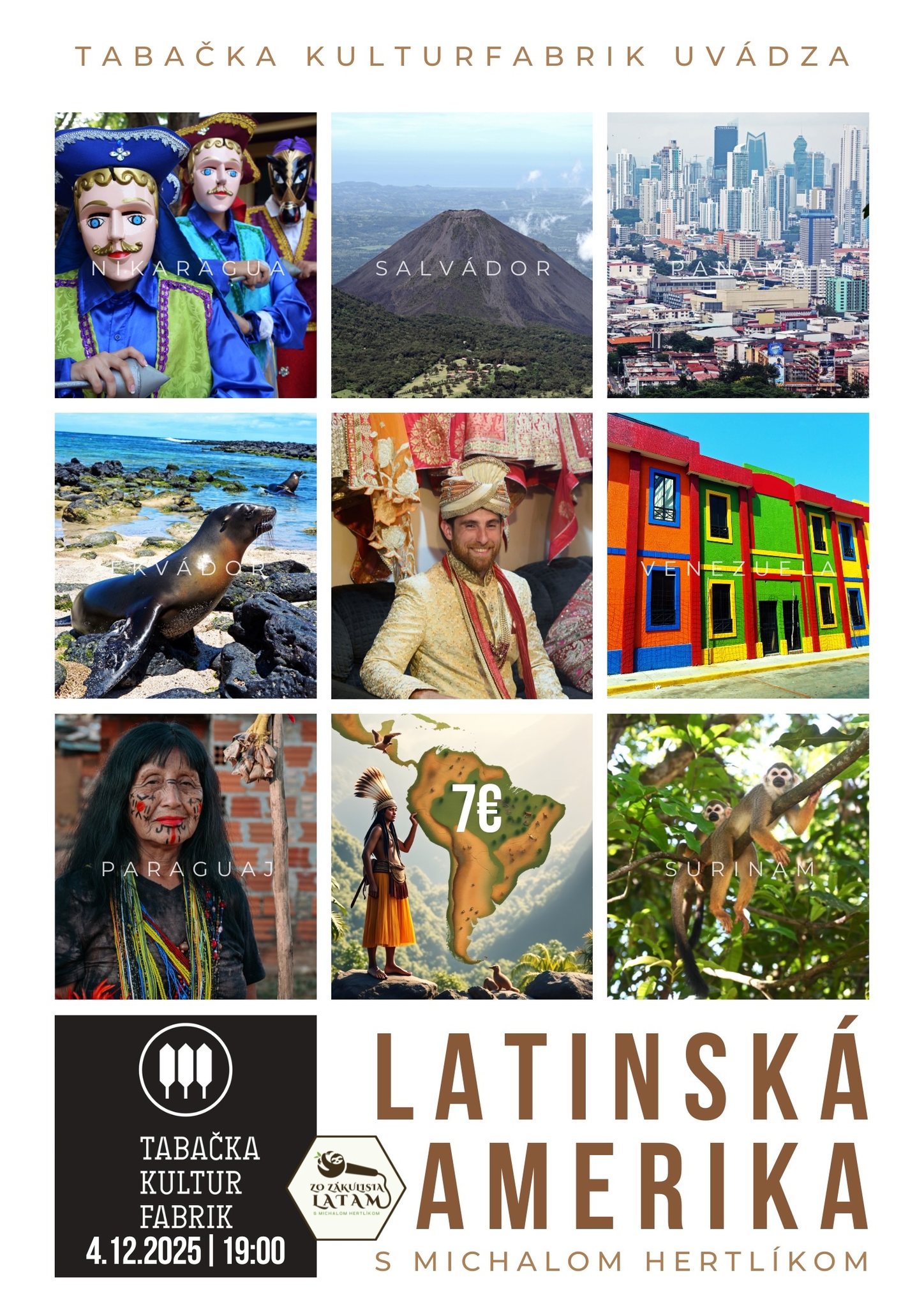 Cestovateľská prednáška - Latinská Amerika - Michal Hertlík