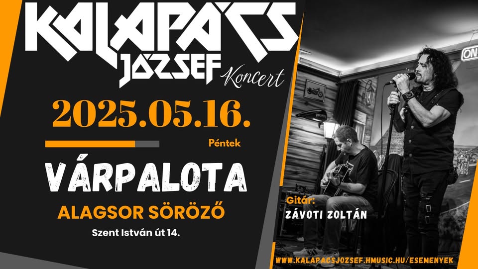 Kalapács József - Várpalota, Alagsor * Vendég: Dávid Roland
