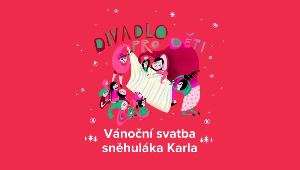 🎀 Divadlo pro děti - Vánoční svatba sněhuláka Karla ☃️