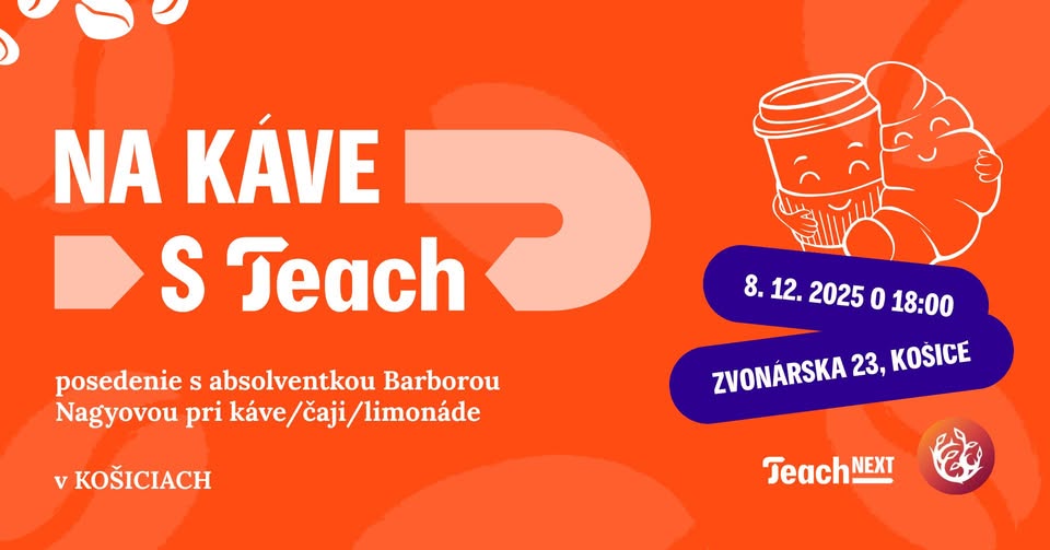 Na káve s TEACH v Košiciach