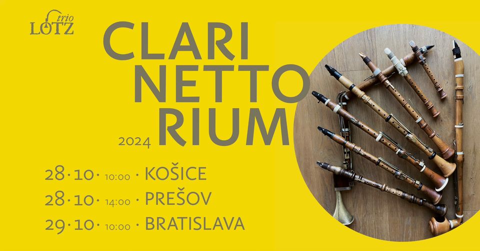 CLARINETTORIUM • Lotz Trio • Bratislava • #BAMF2024