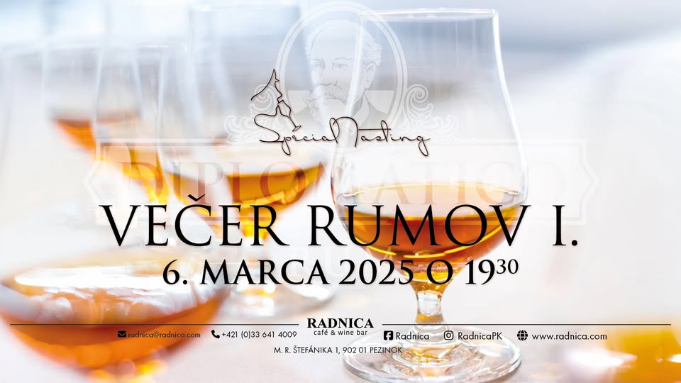 Special Tasting - Večer rumov I.