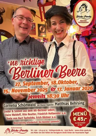Ne richtige Berliner Beere … Ein Berliner Abend