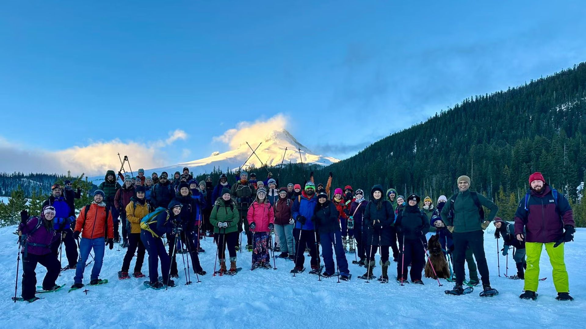 White River Snowshoe - Full Moon Hike