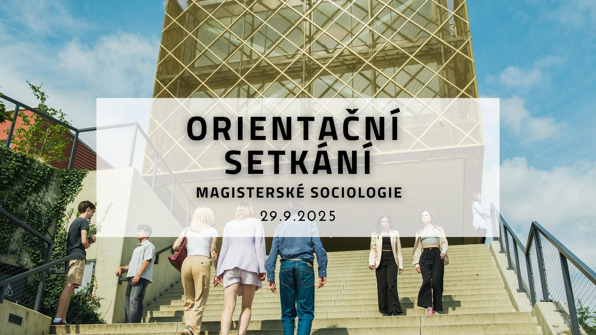 Orientační setkání pro nové studenty a studentky magisterské sociologie