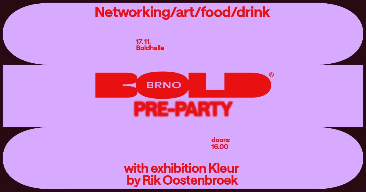 Brno Bold 2025 - Prepartes
