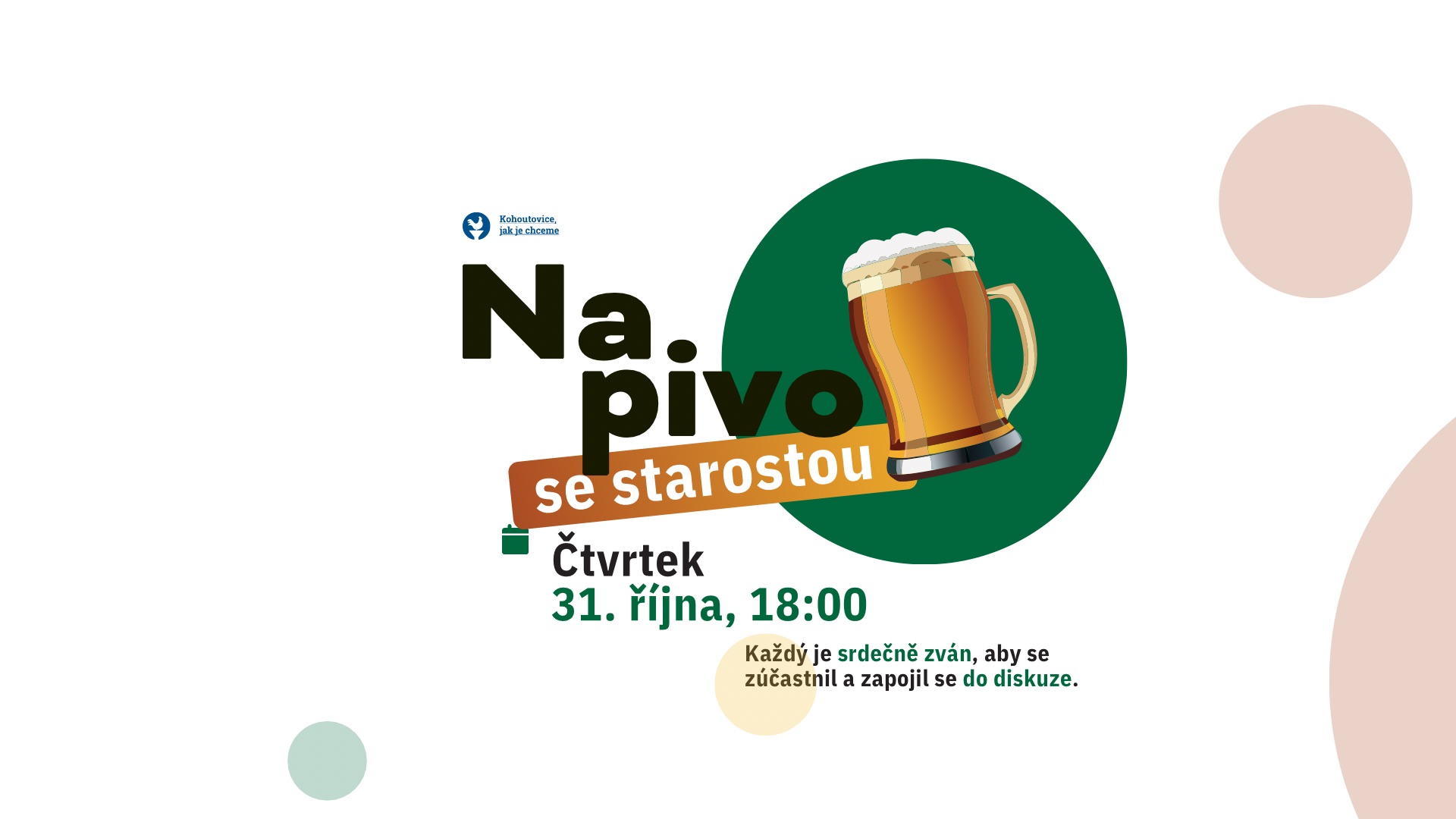 Na pivo se starostou 31. 10. 🍻