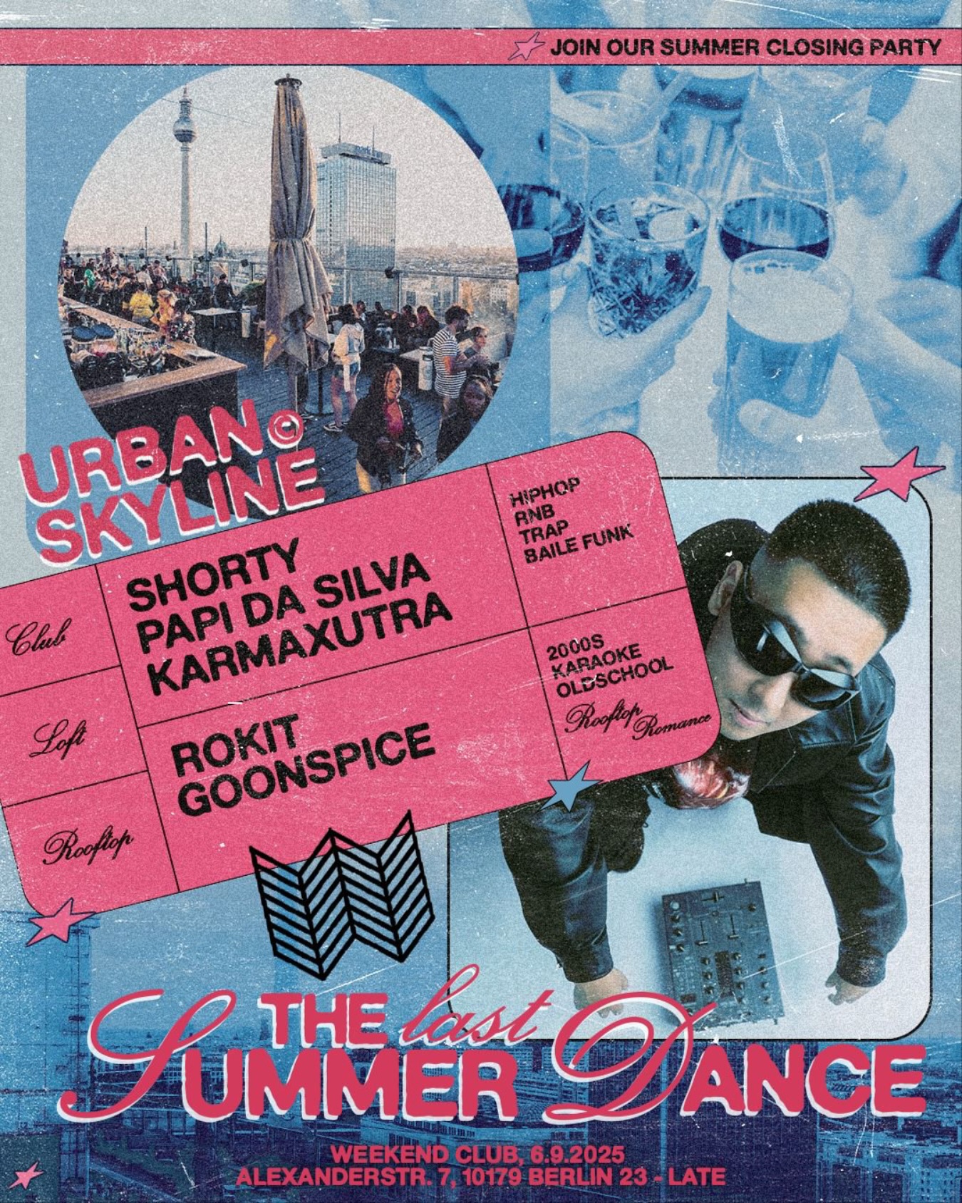 HipHop Summer Closing Rooftop Party 15th Floor