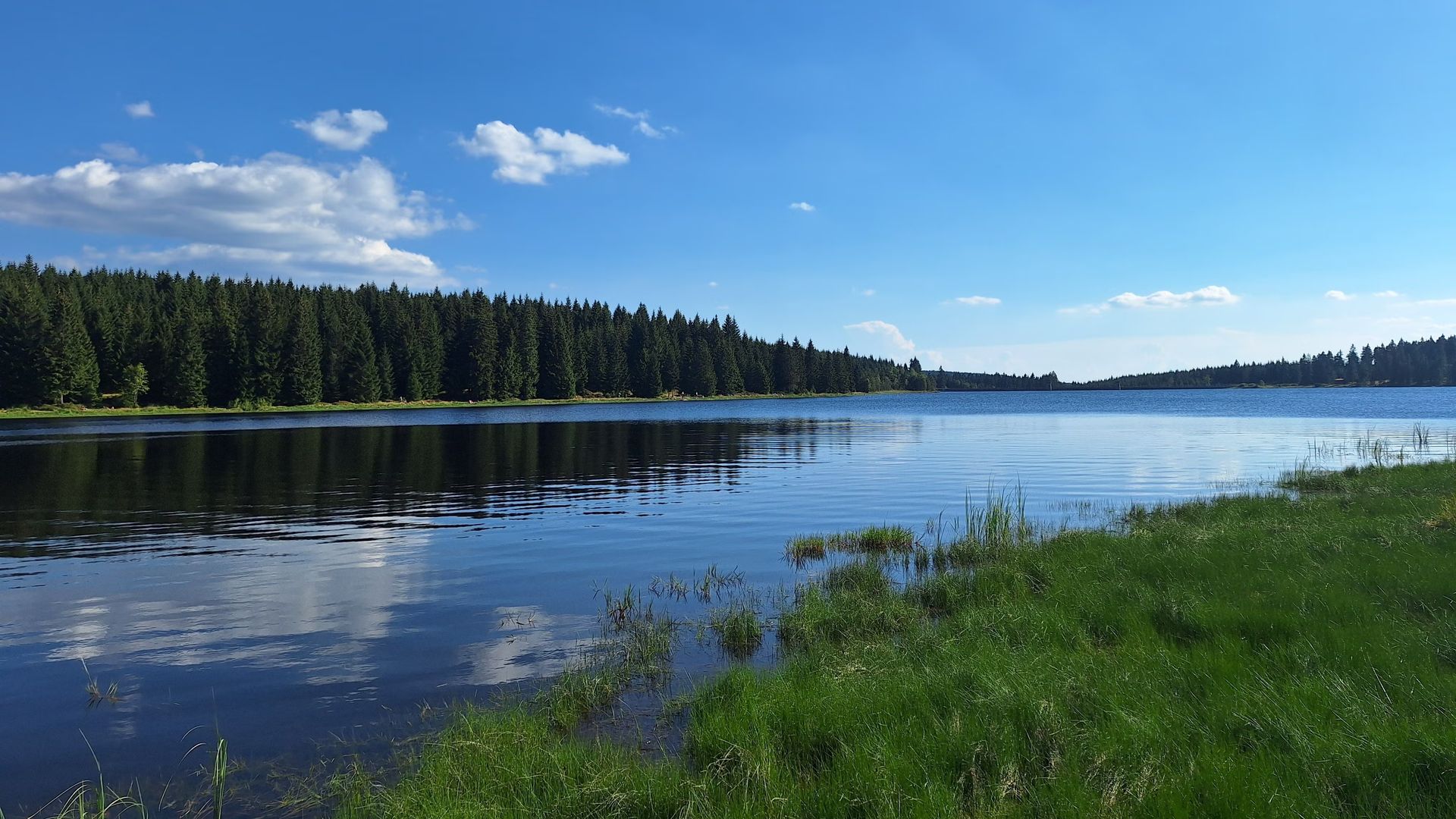 Hike & Swimming in highest situated dam in Bohemia! ⛰️🏊‍♂️