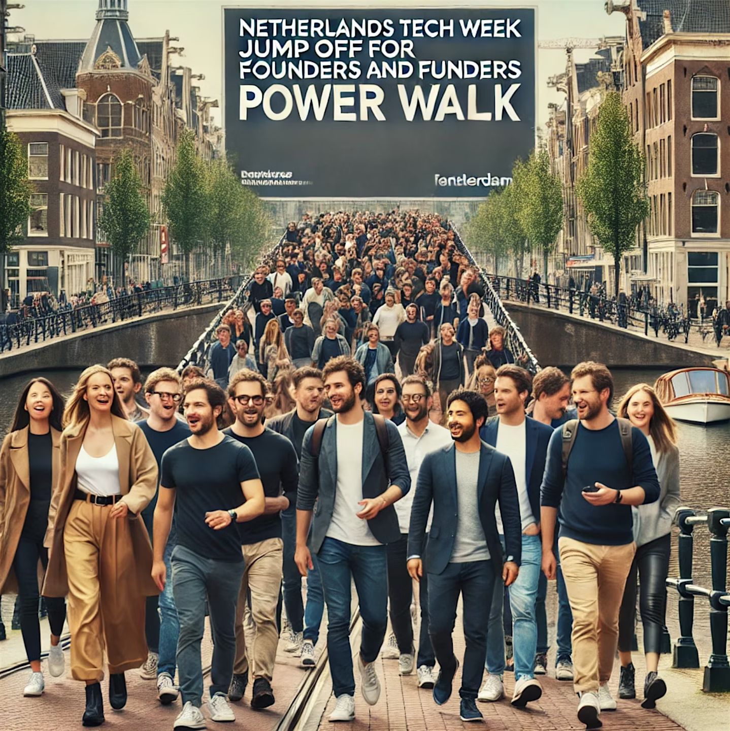 Special Netherlands Tech Week Jump off AI Founders and Funders Power Walk