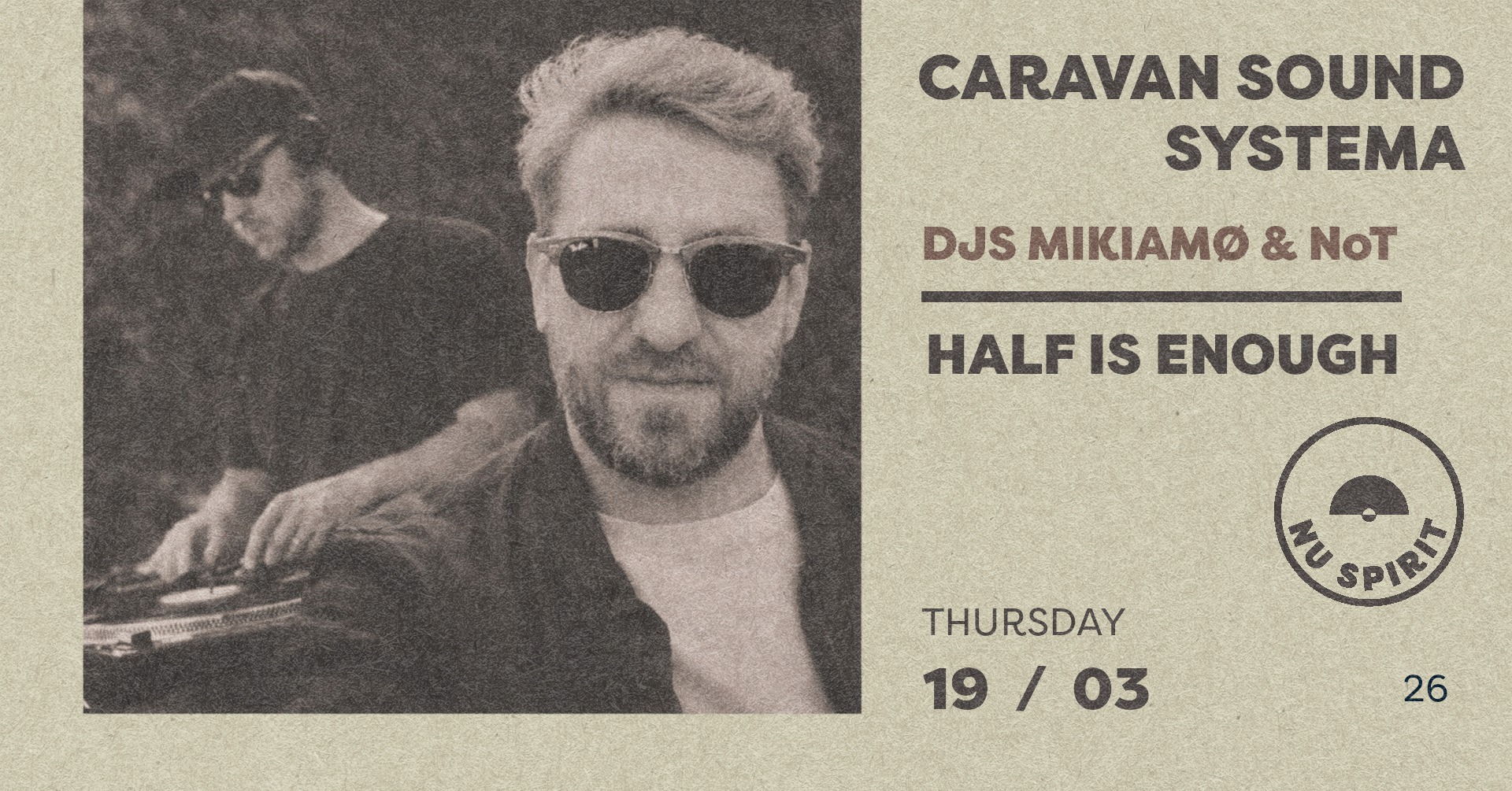 Half is Enough by Caravan Sound Systema DJs NoT & MIKIAMØ