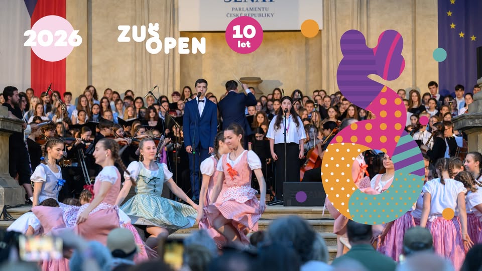 Slavnostní koncert ZUŠ Open ve Valdštejnské zahradě Senátu Parlamentu ČR