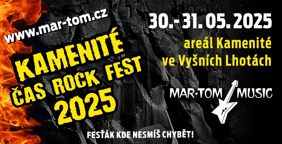 KAMENITÉ ČAS ROCK FEST 2025