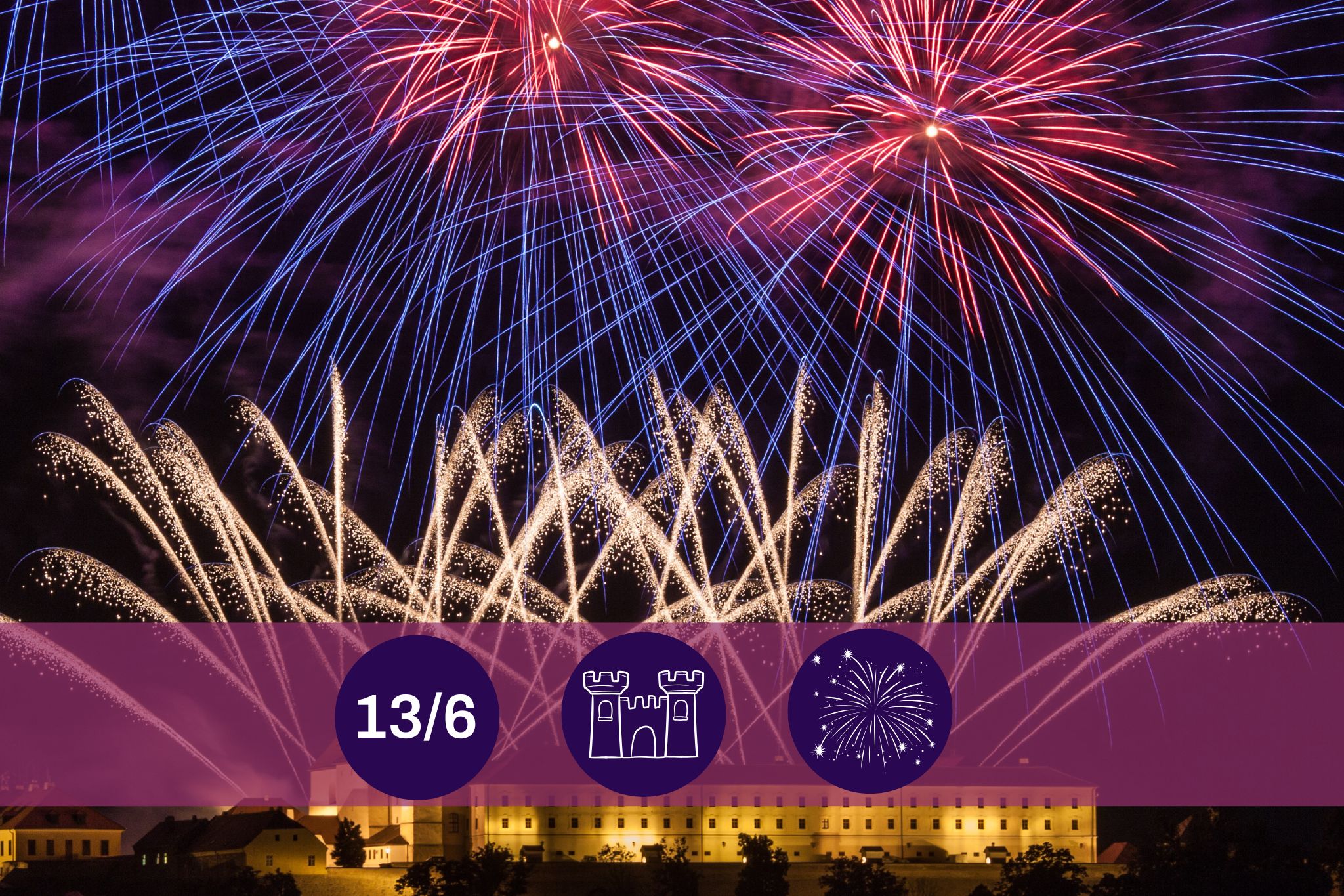 IGNIS BRUNENSIS ohňostroj PRELUDE fireworks / Špilberk