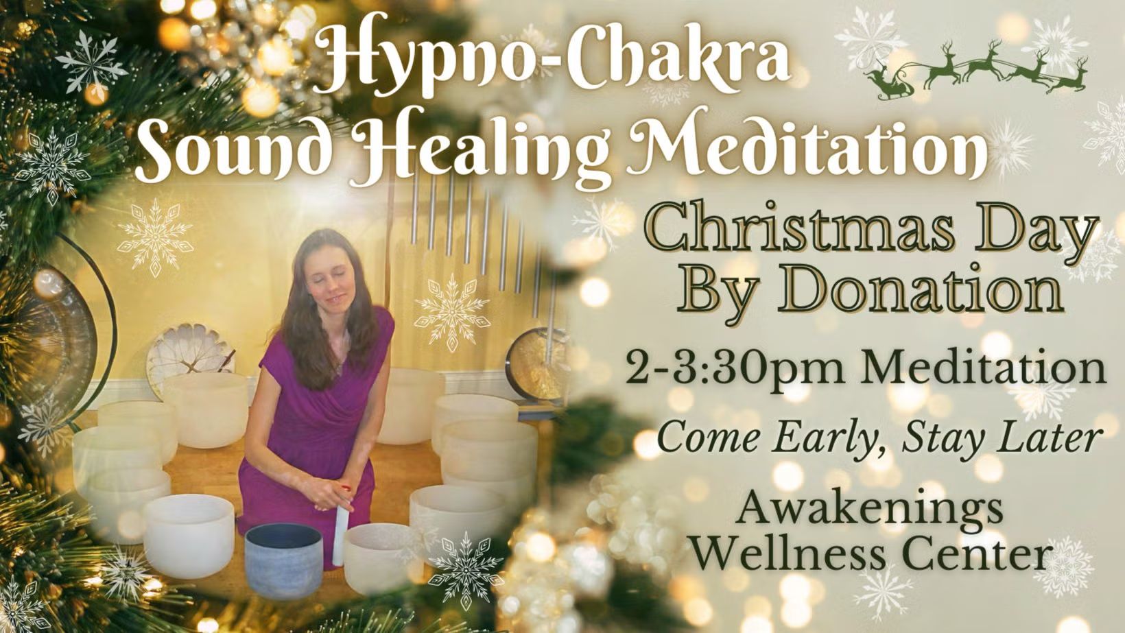 (Sold Out) Christmas Day By-Donation Sound Healing Meditation