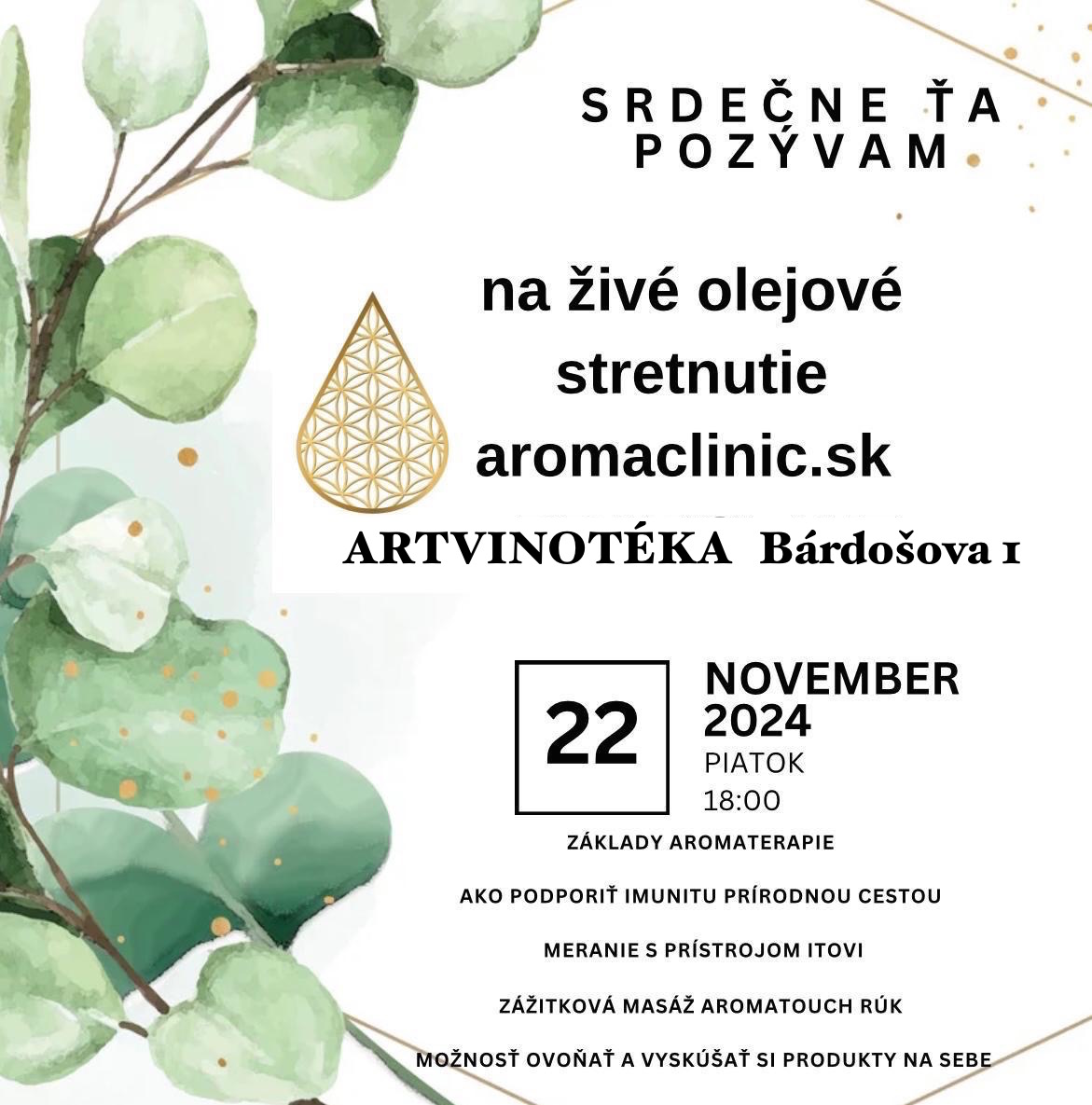 Aromaclinic lieči a uzdravuje  - by Nikoleta Vlčková
