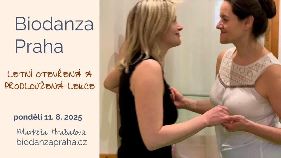 Biodanza v Praze - otevřená prodloužená LEKCE v létě ☀️