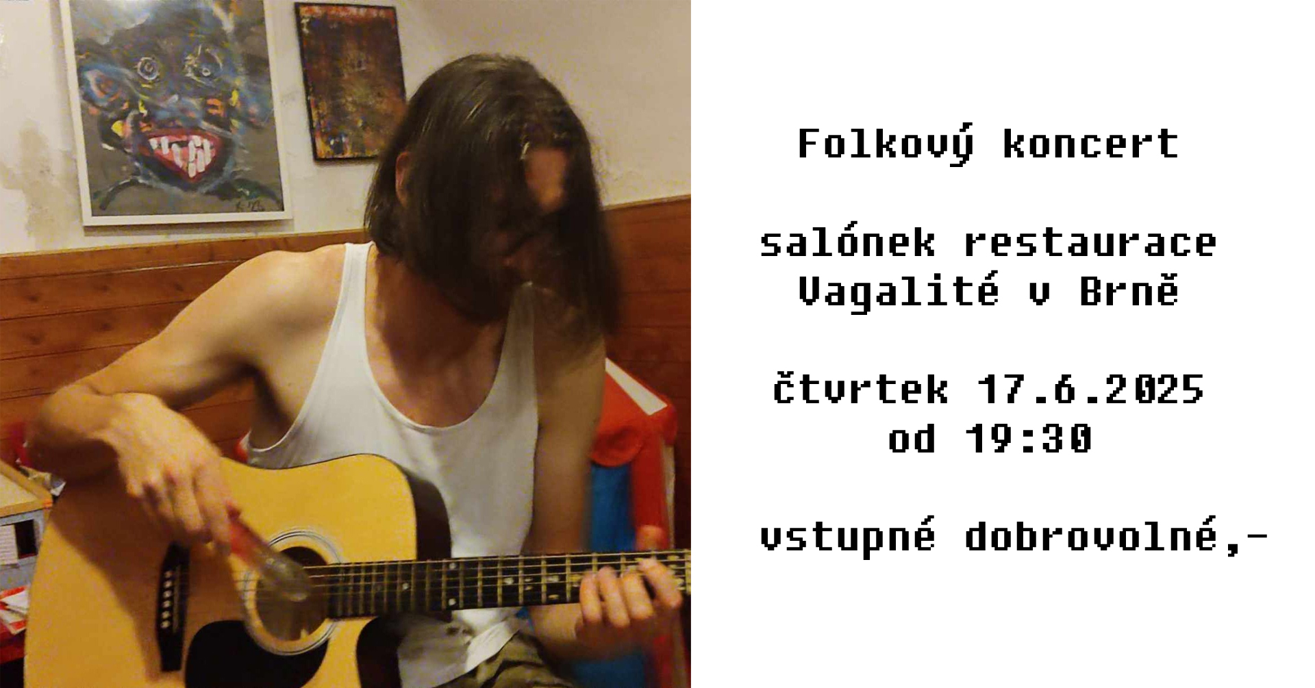 Folkový koncert ve Vegalité