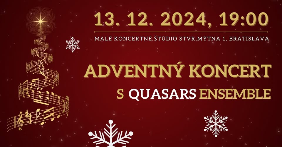 Adventný koncert s Quasars Ensemble