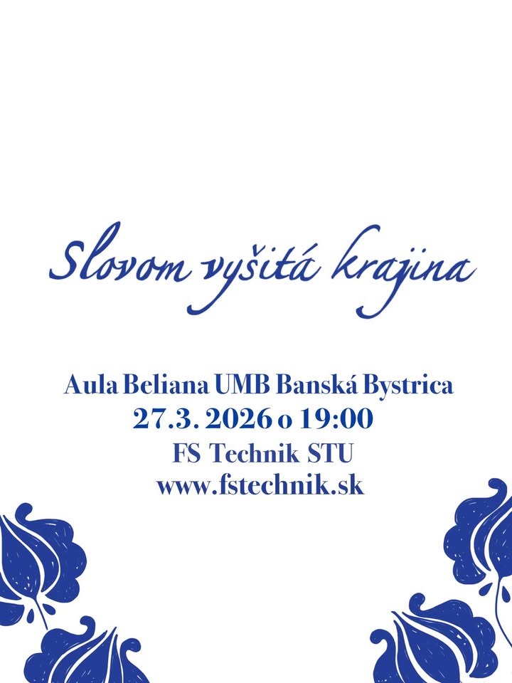 Slovom vyšitá krajina