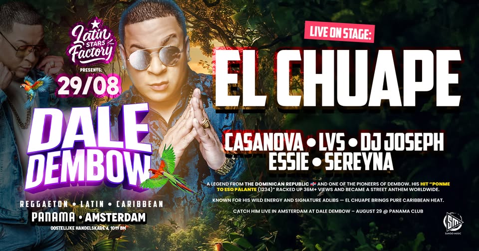 Dale Dembow  x El chuape live on stage